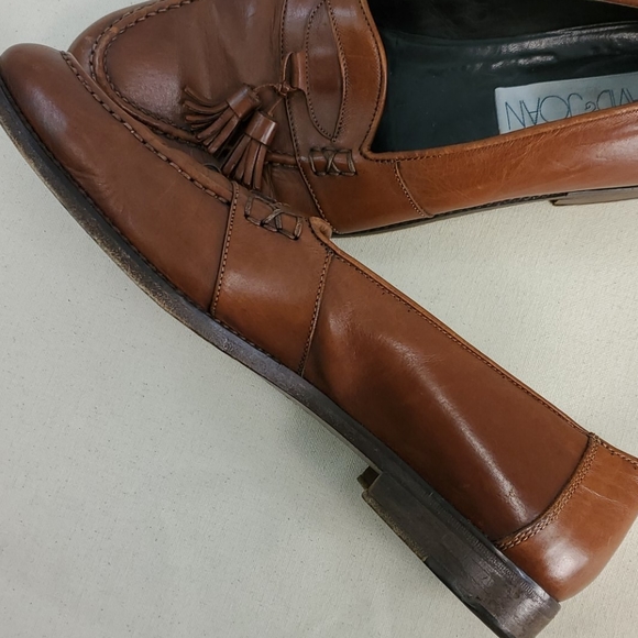 DAVID & JOAN MENS LEATHER LOAFERS SIZE 10 - Picture 4 of 8